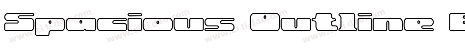 Spacious Outline BRK字体转换